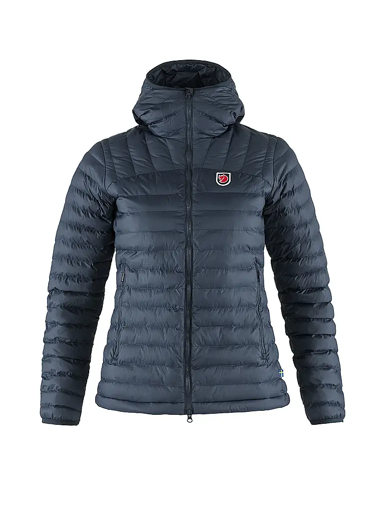 FJÄLLRÄVEN | Isogiacca da donna Expedition Lätt con cappuccio | Blu scuro