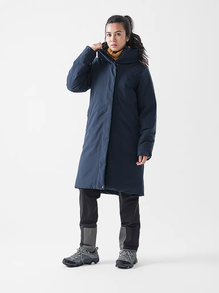 FJÄLLRÄVEN | Isoparka Hydratic 2L con cappuccio da donna | Blu scuro