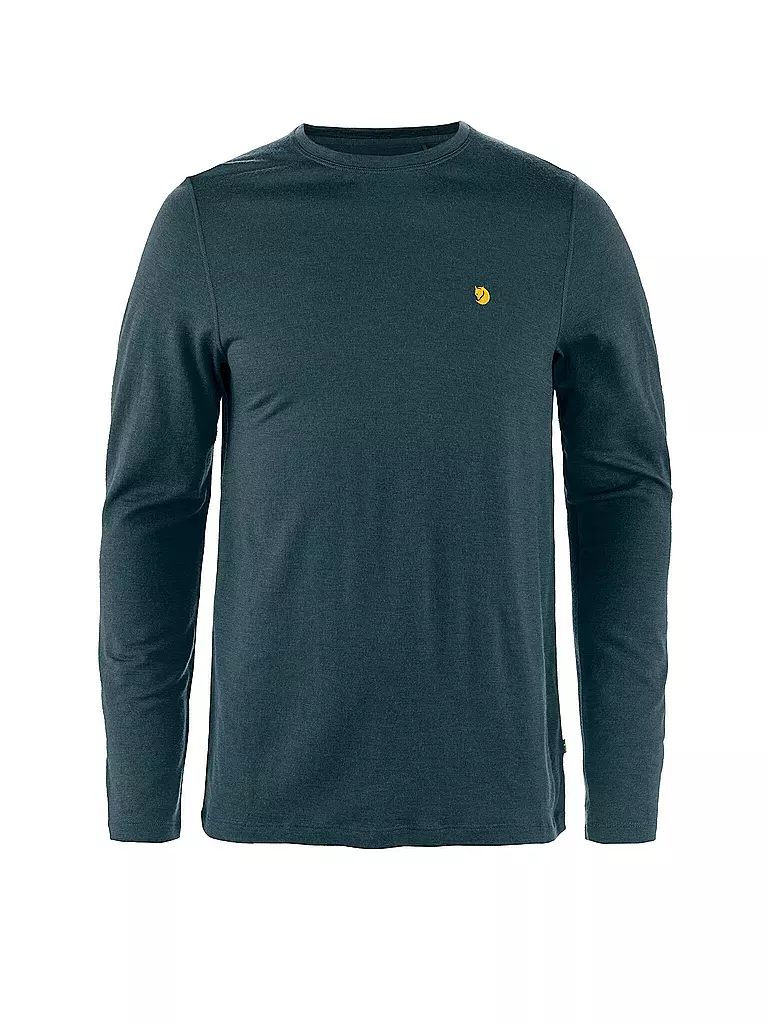 FJÄLLRÄVEN | Maglia intima da uomo Bergtagen Merino 190 | Blu scuro