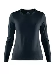 FJÄLLRÄVEN | Damen Funktionsshirt Abisko Wool | Blu scuro