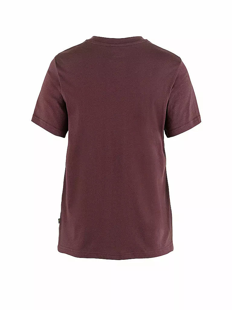FJÄLLRÄVEN | Maglietta funzionale da donna con logo | Rosso scuro