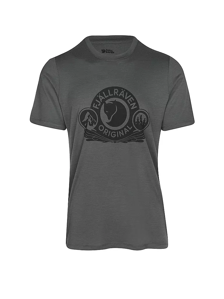 FJÄLLRÄVEN | Maglietta funzionale da uomo Abisko Wool Classic | Grigio