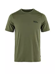 FJÄLLRÄVEN | Maglietta funzionale da uomo Abisko Wool | Oliva
