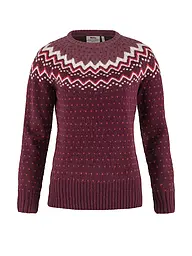 FJÄLLRÄVEN | Maglione funzionale da donna Oevik Knit in lana | Rosso scuro