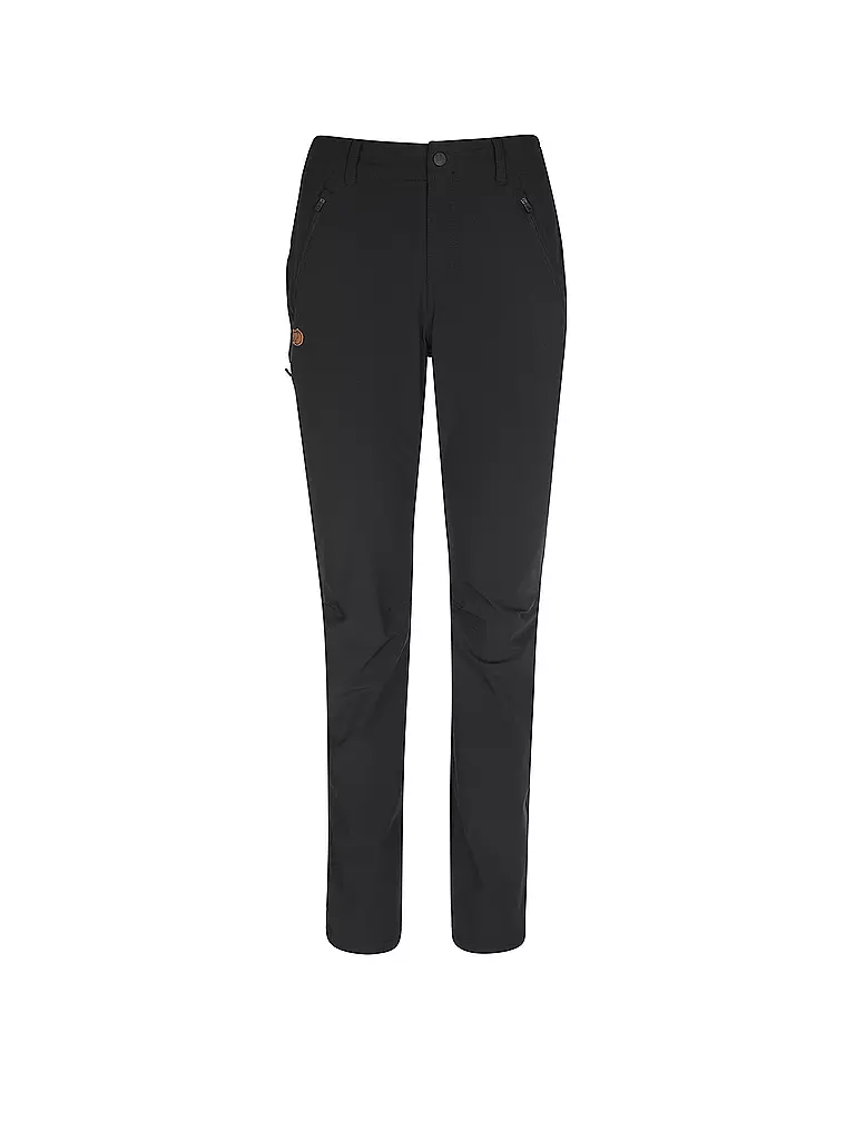 FJÄLLRÄVEN | Pantaloni da trekking da donna Abisko Trail Stretch | Nero