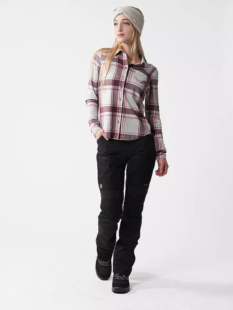 FJÄLLRÄVEN | Pantaloni da trekking da donna Keb Agile Winter | Nero