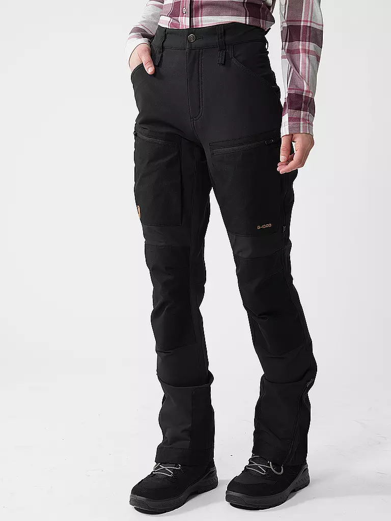 FJÄLLRÄVEN | Pantaloni da trekking da donna Keb Agile Winter | Nero