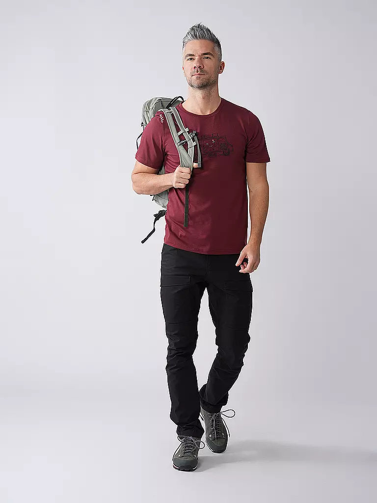 FJÄLLRÄVEN | Pantaloni da trekking ibridi G1000 da uomo | Nero