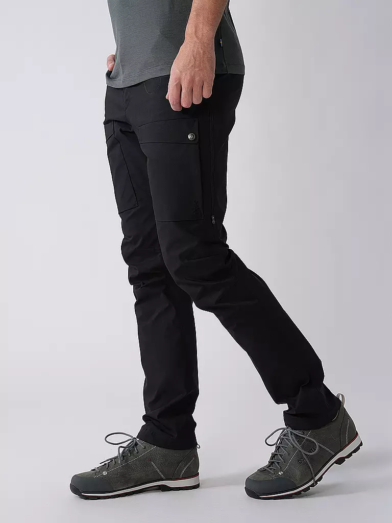FJÄLLRÄVEN | Pantaloni da trekking ibridi G1000 da uomo | Nero