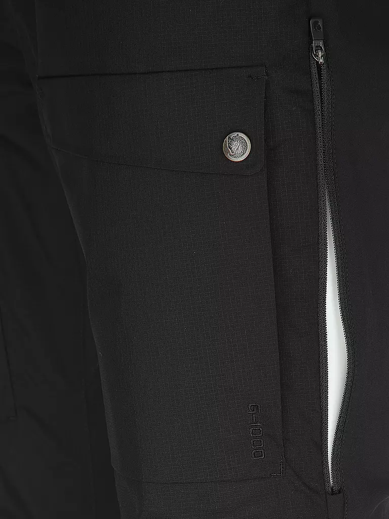FJÄLLRÄVEN | Pantaloni da trekking ibridi G1000 da uomo | Nero