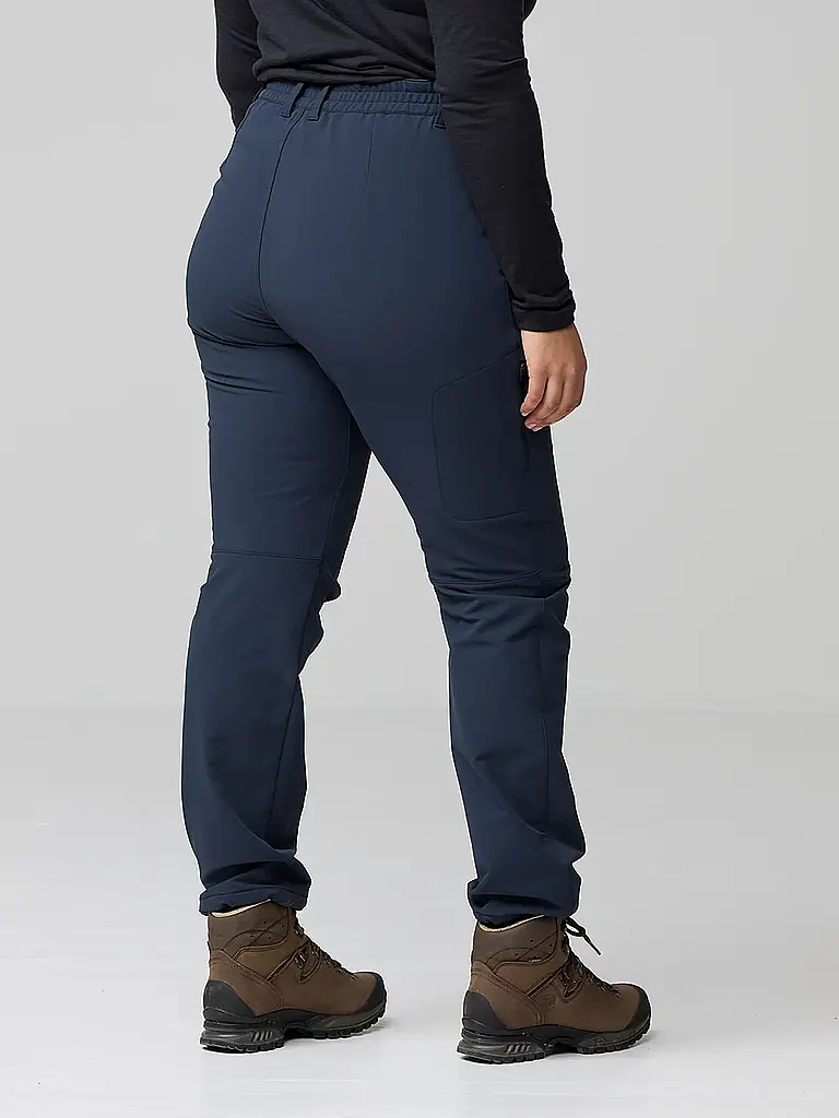 FJÄLLRÄVEN | Pantaloni da trekking invernali Abisko da donna, vestibilità regular | Blu scuro