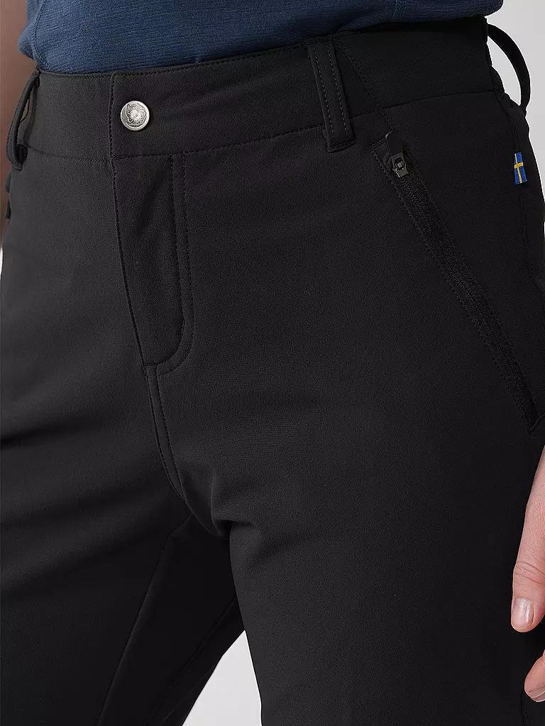 FJÄLLRÄVEN | Pantaloni da trekking invernali Abisko da donna | Nero