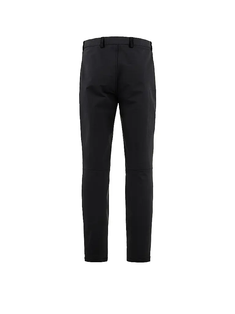 FJÄLLRÄVEN | Pantaloni softshell da trekking da uomo Abisko Winter Stretch | Nero