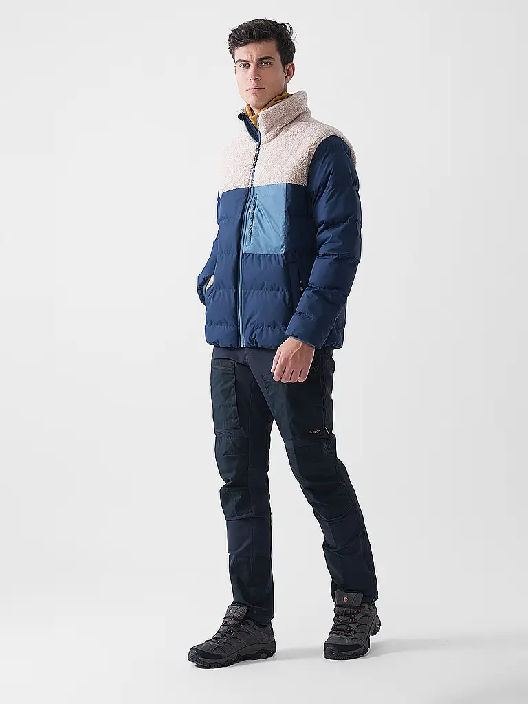 FJÄLLRÄVEN | Pantaloni softshell da uomo KEB Agile Winter | Blu scuro