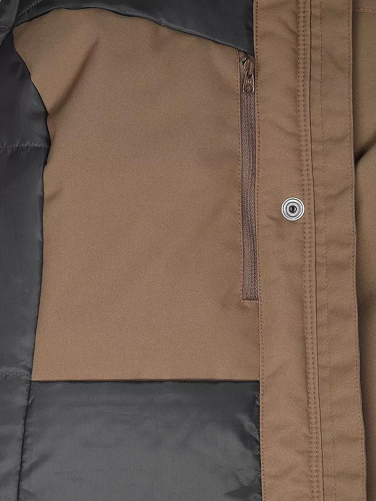 FJÄLLRÄVEN | Parka invernale da donna Nuuk Lite con cappuccio | Marrone