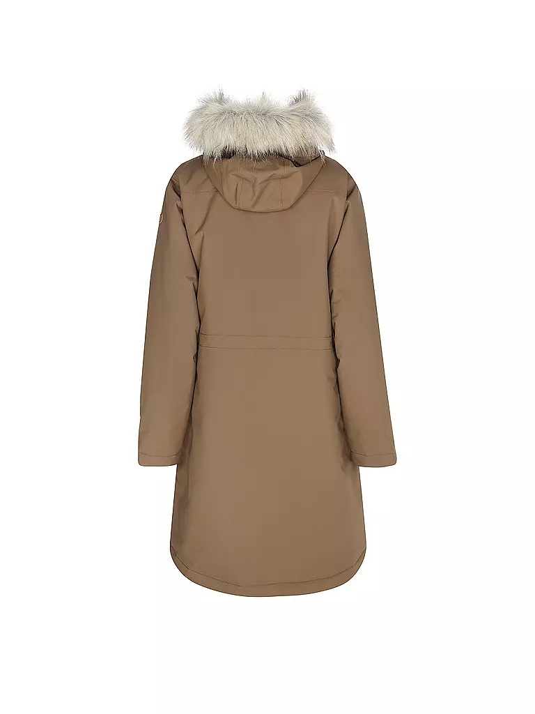 FJÄLLRÄVEN | Parka invernale da donna Nuuk Lite con cappuccio | Marrone