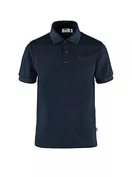 FJÄLLRÄVEN | Polo tecnica da uomo Crowley Pique | Blu scuro