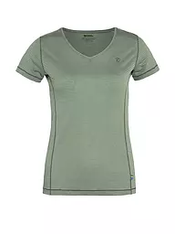 FJÄLLRÄVEN | T-shirt da donna Abisko Cool W | Verde chiaro