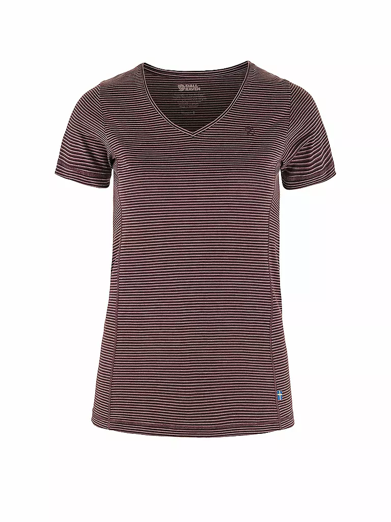 FJÄLLRÄVEN | T-shirt da donna Abisko Cool W | Rosso scuro