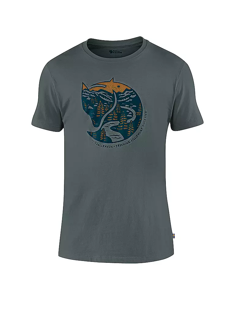 FJÄLLRÄVEN | T-shirt da uomo Arctic Fox | Petrolio