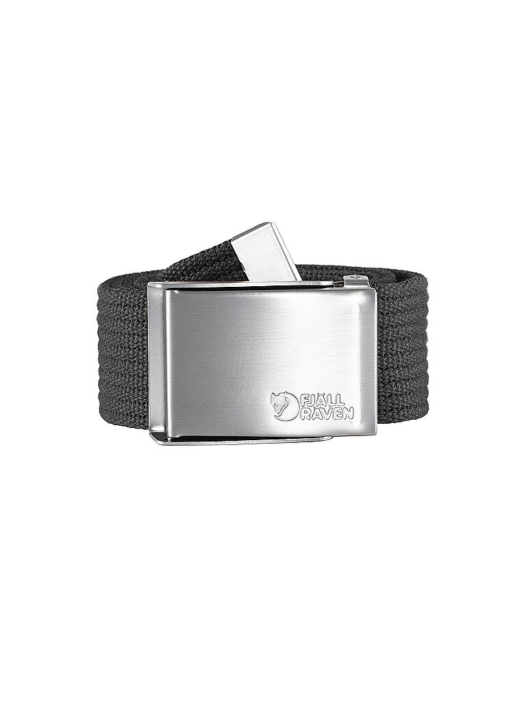 Cintura da uomo in tela 4 cm grigio