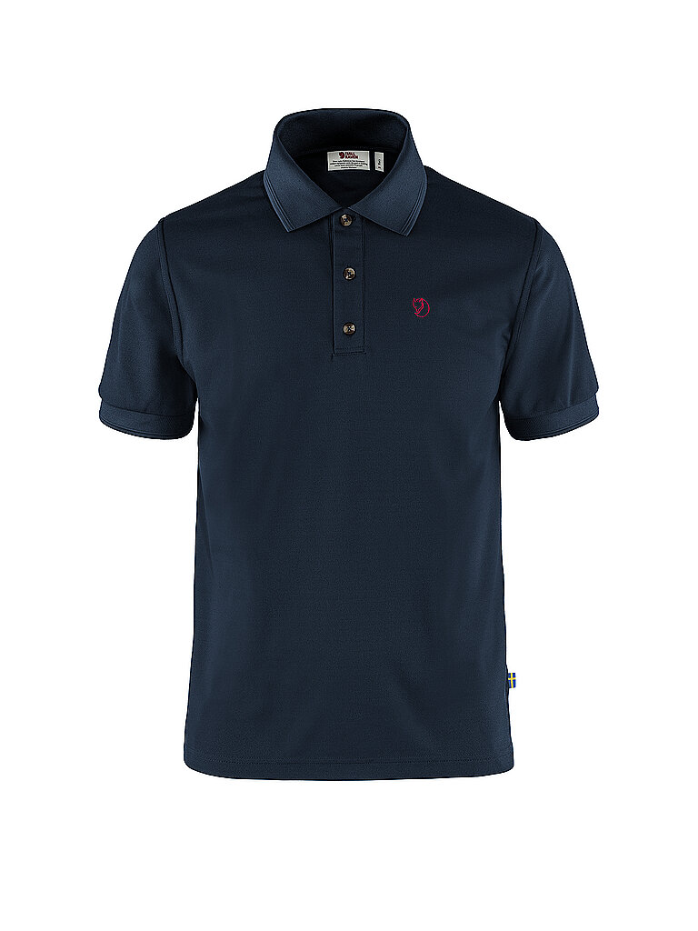 Polo tecnica da uomo Crowley Pique blu M