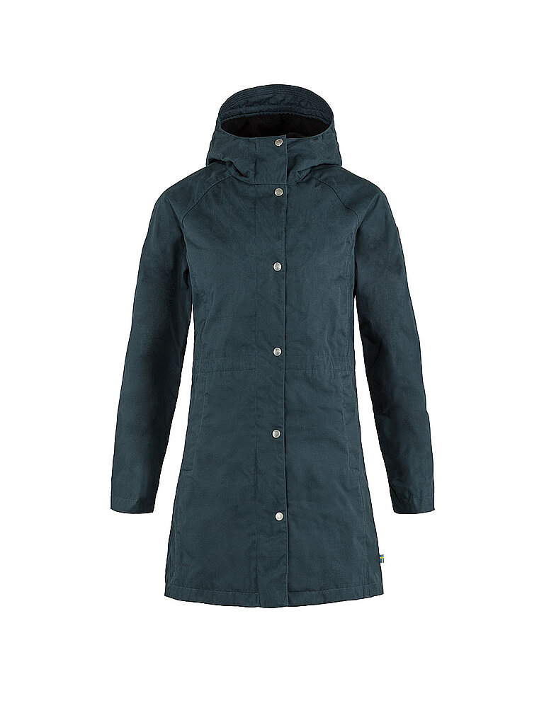 Parka invernale da donna Karla Hydratic con cappuccio blu XS