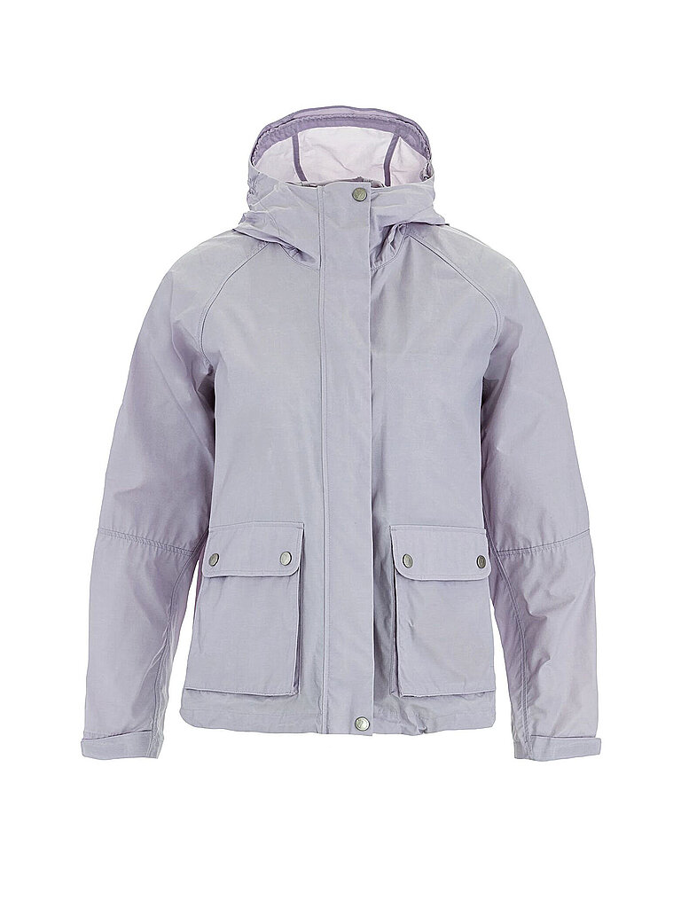 Giacca da trekking da donna Vardag Vindby Hoodie viola XS