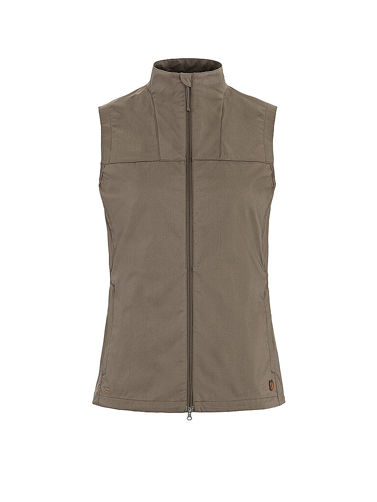 Gilet da donna Abisko G1000 marrone chiaro XS