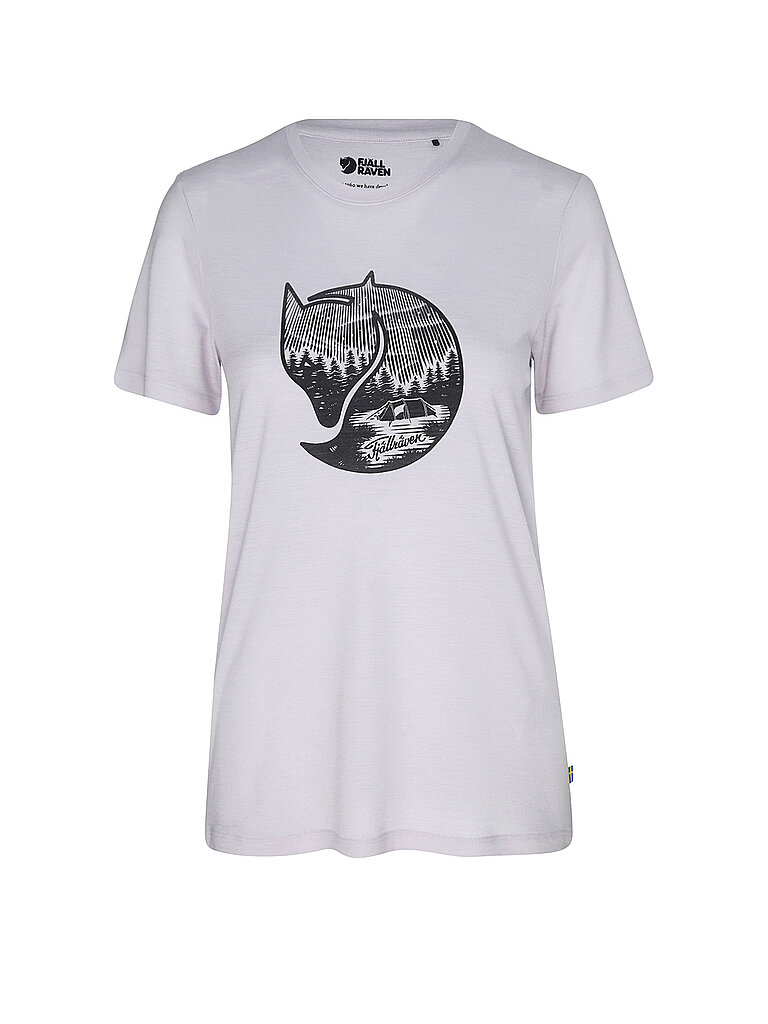 Maglietta funzionale da donna Abisko Wool Fox lilla XL