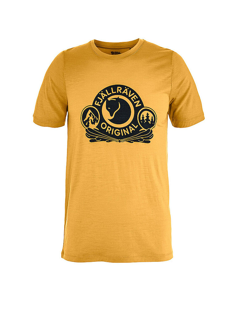 Maglietta funzionale da uomo Abisko Wool Classic oro M
