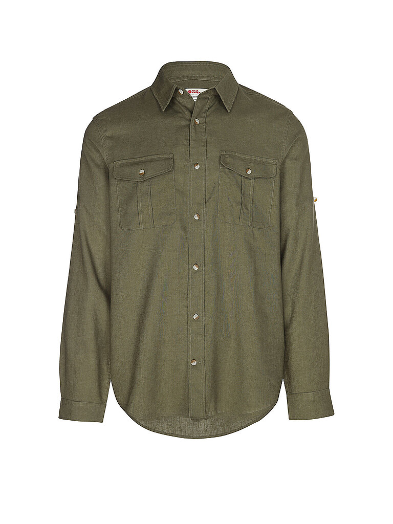 Camicia da uomo Övik Travel oliva L