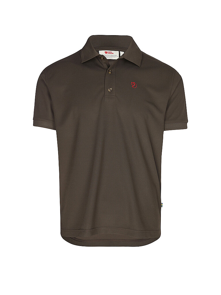 Polo funzionale da uomo Crowley Pique marrone L