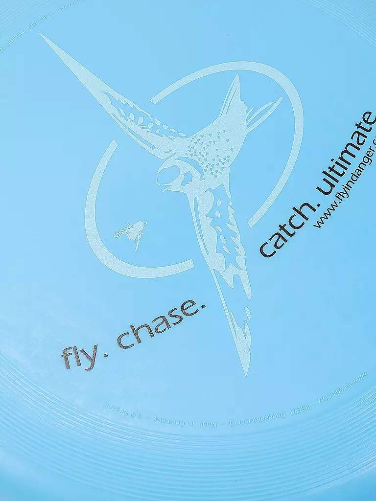 FLY IN DANGER | Frisbee Sport Disc FCC | Blu chiaro