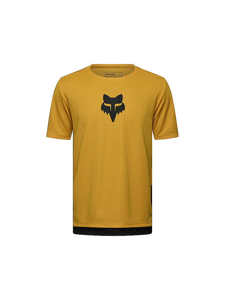Maglia da ciclismo per bambini Ranger Head senape 158-170