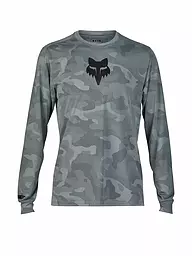 FOX | Herren Radshirt  Langarm-Jersey Ranger TruDri™ | Grigio chiaro