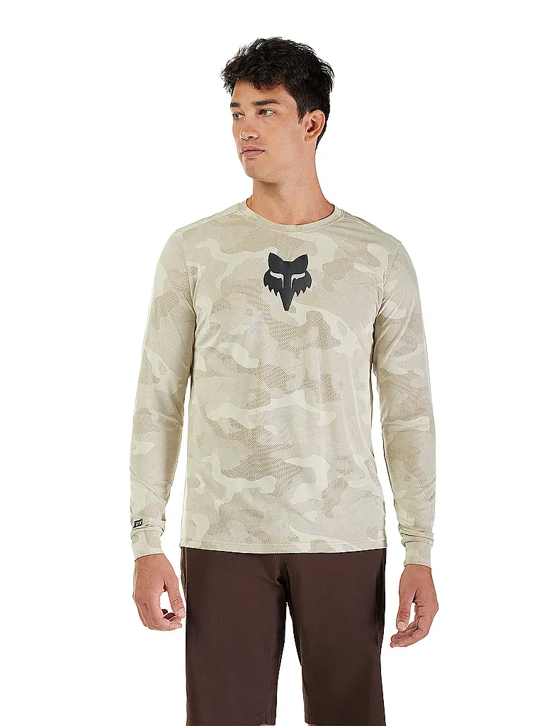 FOX | Maglia da ciclismo da uomo a maniche lunghe Ranger TruDri™ | Beige