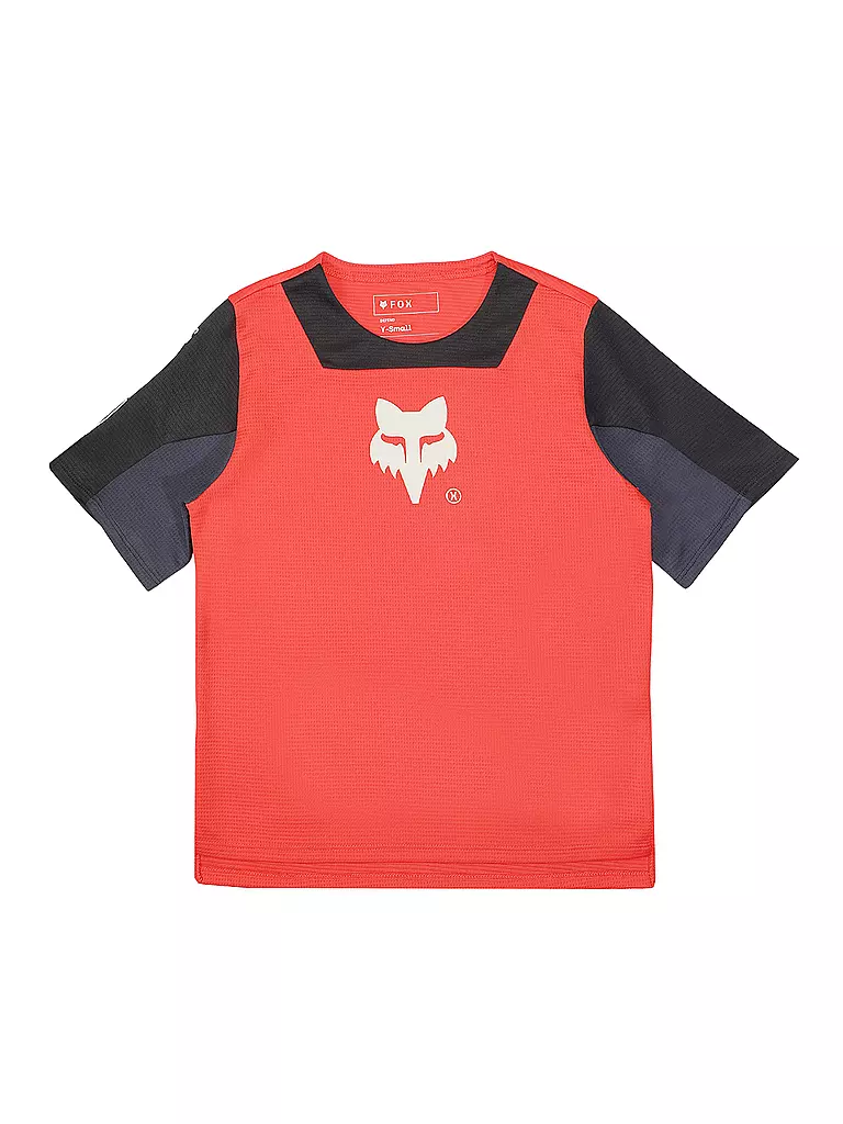 FOX | Maglia da ciclismo per bambini Defend Elevated | Rosso