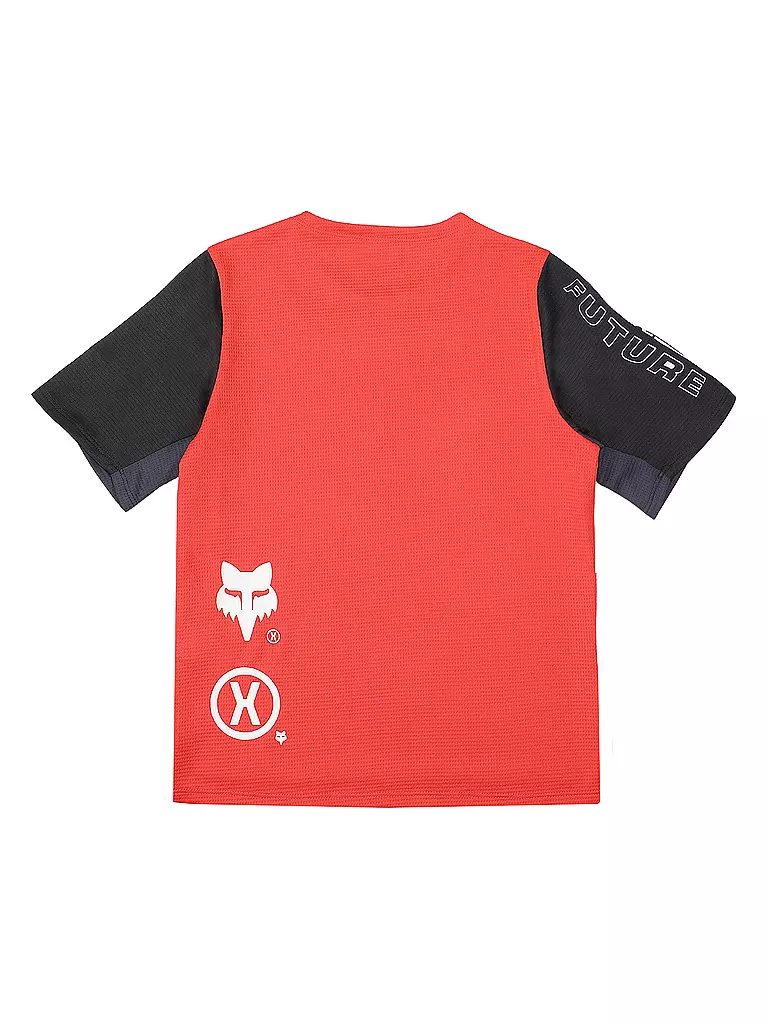 FOX | Maglia da ciclismo per bambini Defend Elevated | Rosso