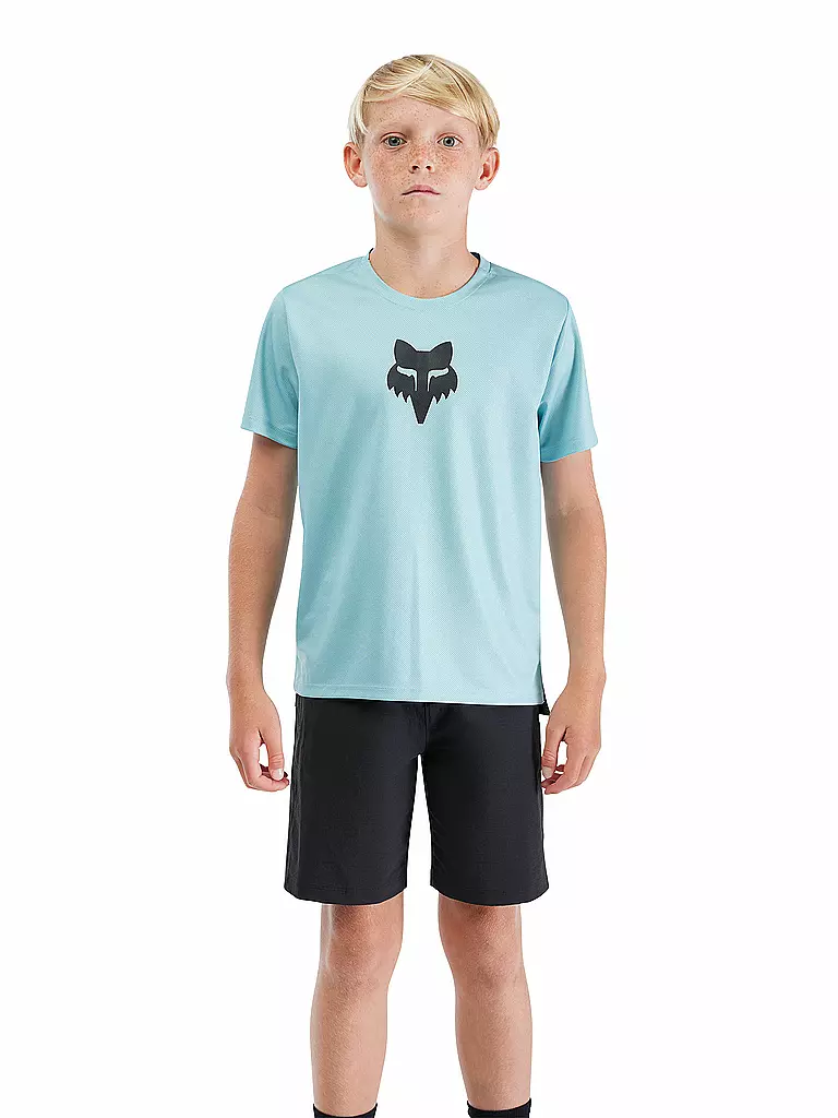 FOX | Maglia da ciclismo per bambini Ranger Head | Blu chiaro