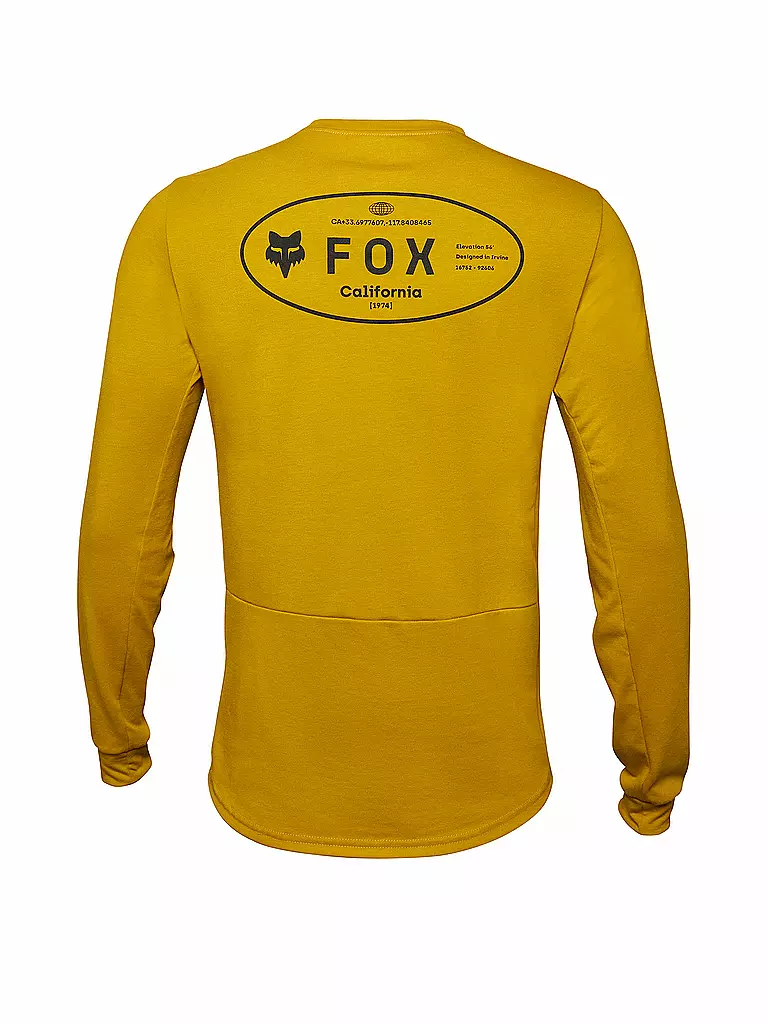 FOX | Maglia invernale da ciclismo da uomo Ranger drirelease® | Giallo