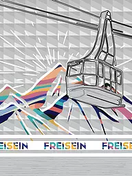 FREISEIN | Damen Multifunktionstuch HavensLadder | Grigio chiaro