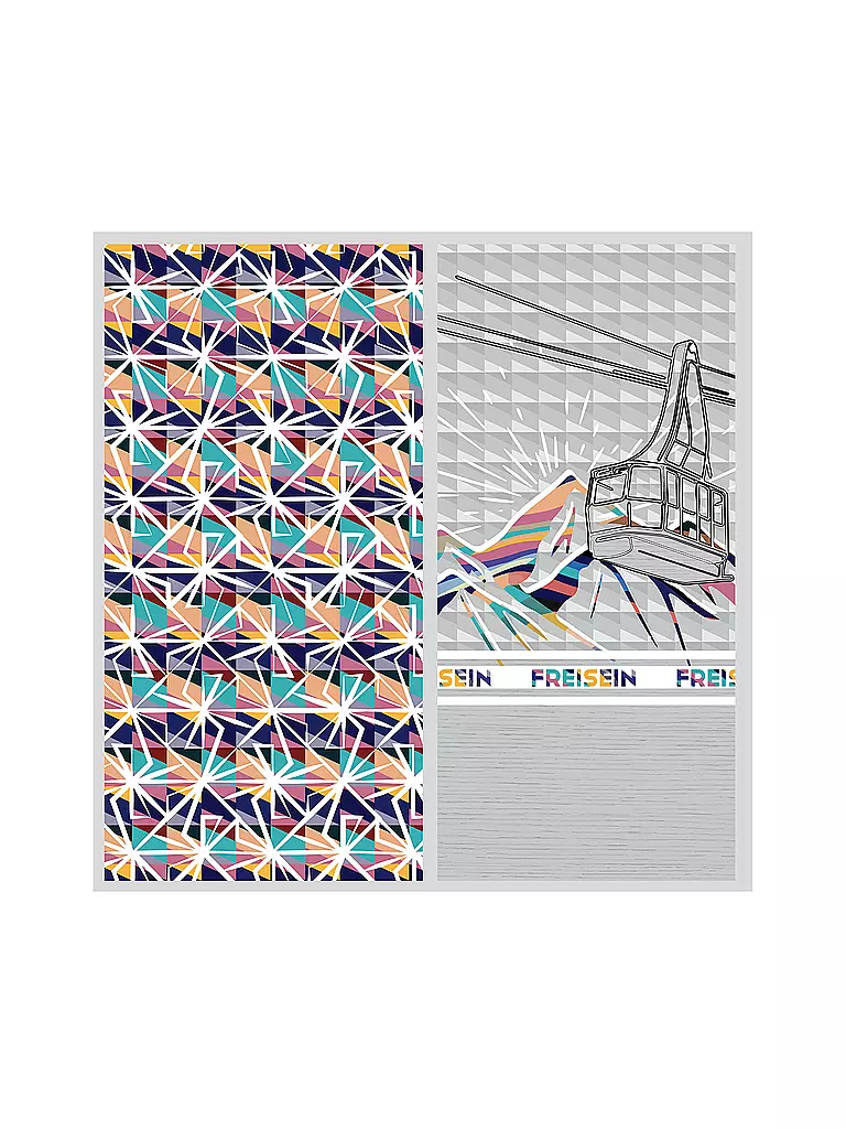 FREISEIN | Damen Multifunktionstuch HavensLadder | Grigio chiaro