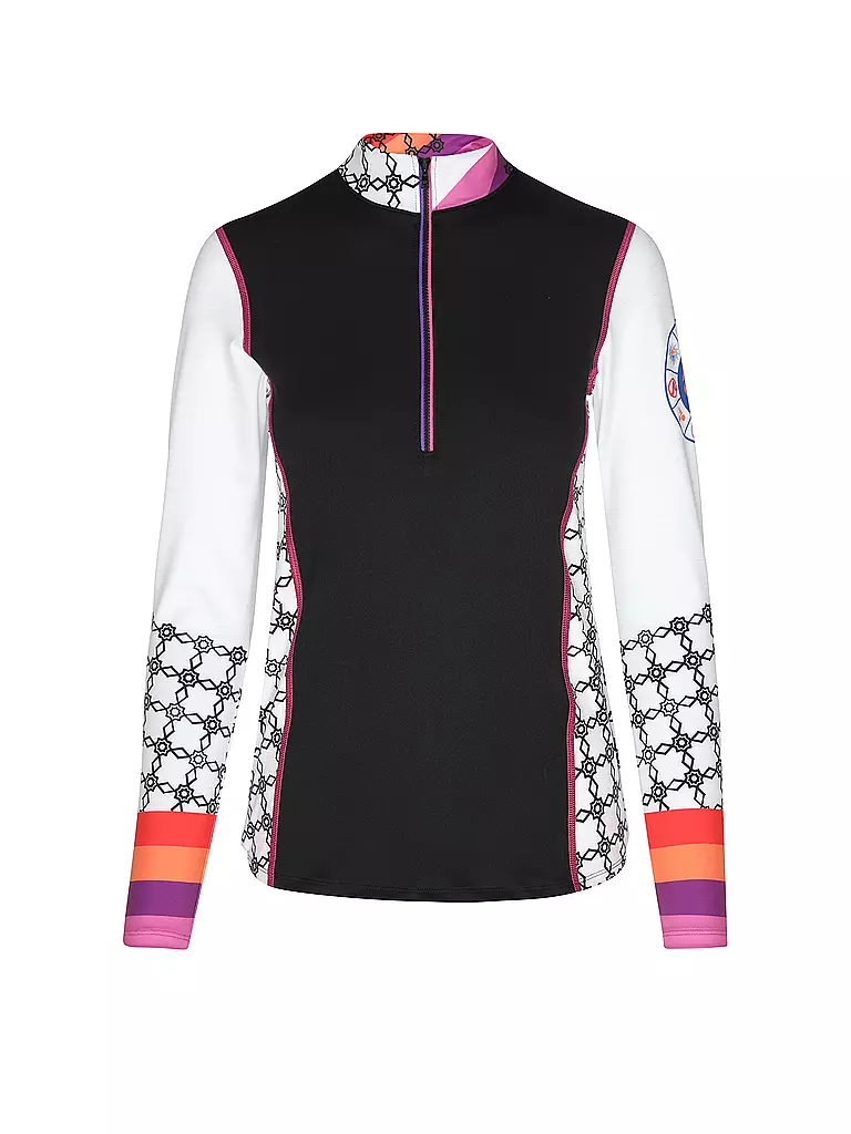 FREISEIN | Zipshirt intimo da donna Winter Wonder | Nero