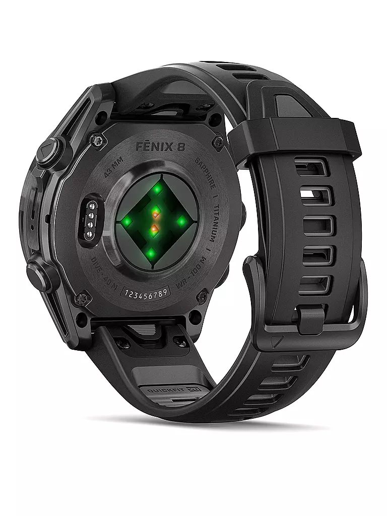 GARMIN | Smartwatch GPS multisport Fenix 8 Amoled Sapphire 43 mm | 