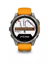 GARMIN | Smartwatch multisport GPS Fenix 8 Amoled Sapphire 47 mm | Arancione