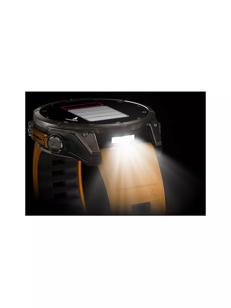 GARMIN | Smartwatch GPS multisport Fenix 8 Amoled Sapphire 47mm | Arancione