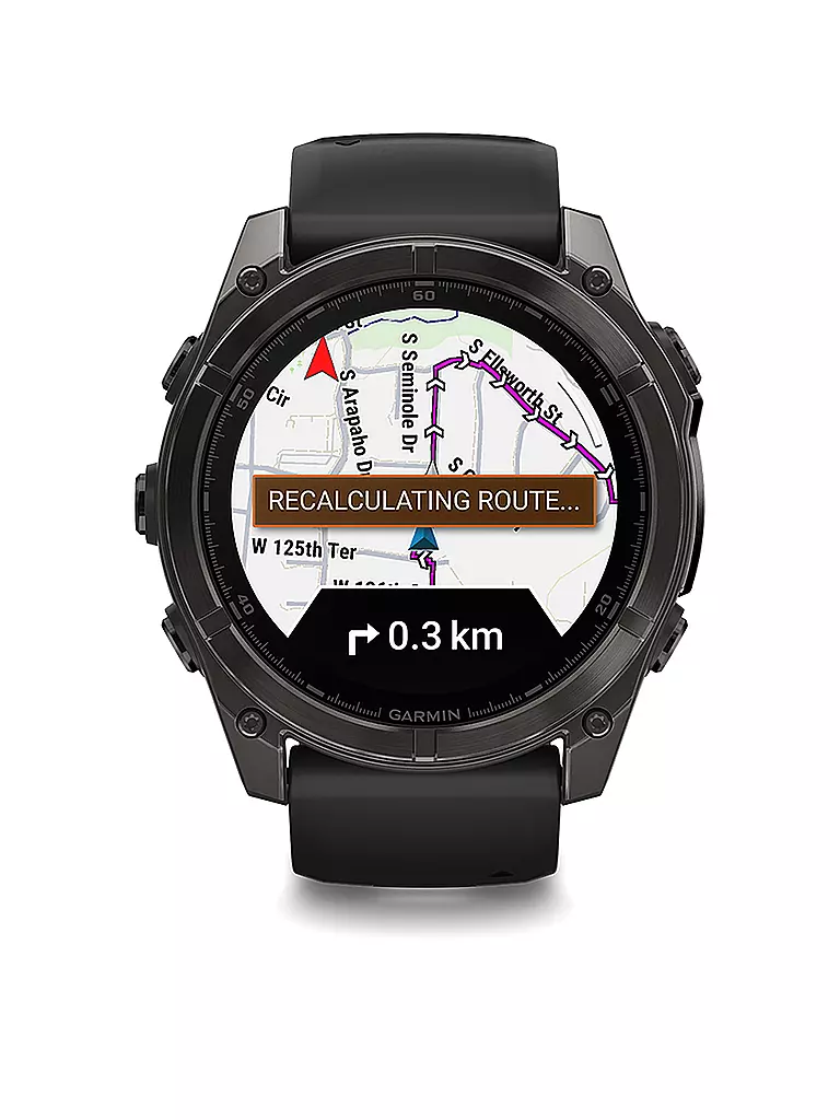 GARMIN | Smartwatch GPS multisport Fenix 8 Amoled Sapphire 51 mm | Grigio