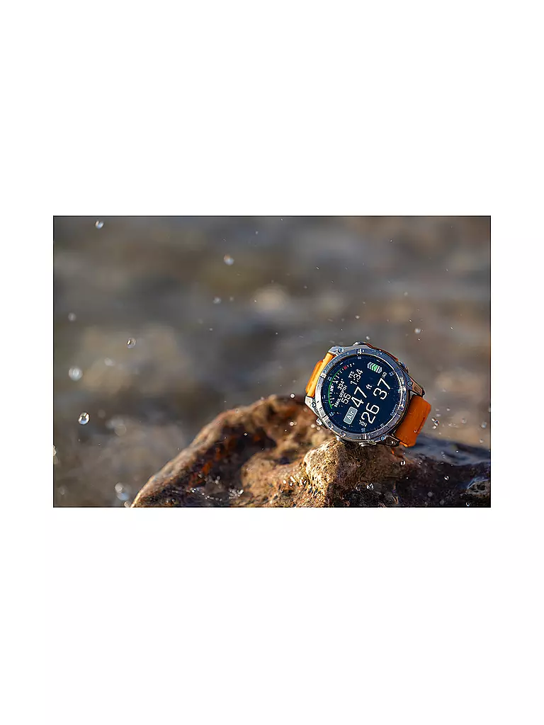 GARMIN | Smartwatch GPS multisport Fenix 8 Amoled Sapphire 51 mm | Arancione