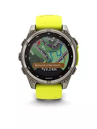 GARMIN | Smartwatch GPS multisport Fenix 8 Solar Sapphire 47 mm | Arancione